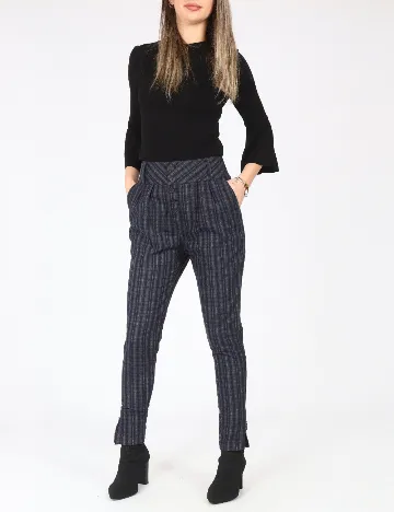 Pantaloni Zara, bleumarin Albastru
