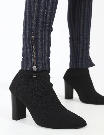 Pantaloni Zara, bleumarin Albastru