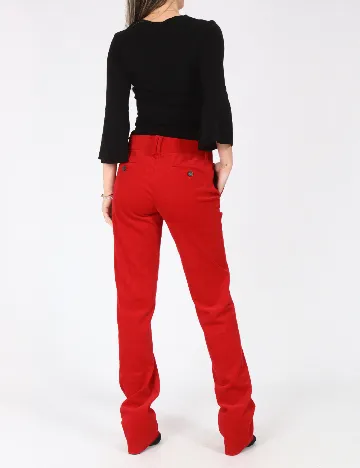 Pantaloni Zara, rosu Rosu