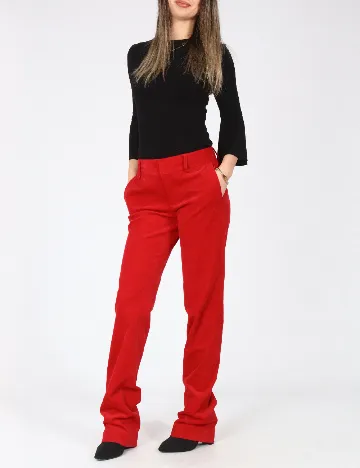 Pantaloni Zara, rosu Rosu