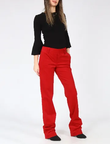 Pantaloni Zara, rosu Rosu