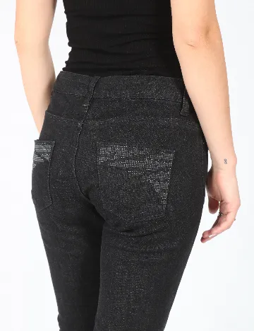 Blugi Zara, negru Negru