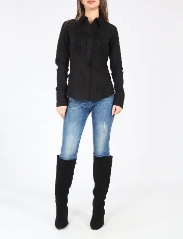 Camasa Zara, negru Negru
