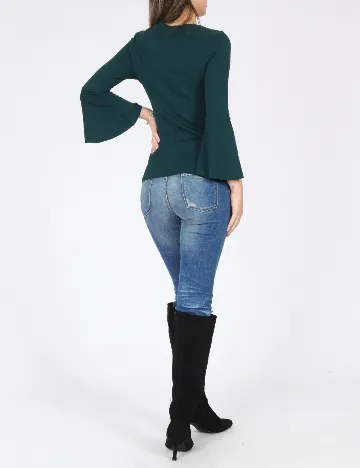 Bluza Bershka, verde Verde