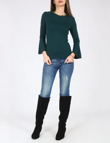 Bluza Bershka, verde Verde