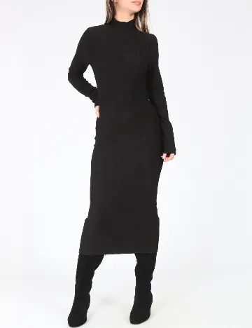 Rochie medie Bershka, negru Negru