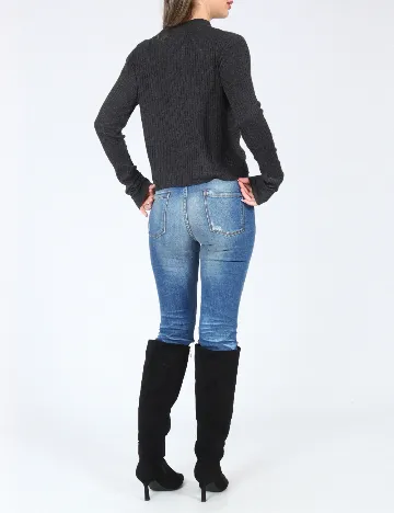 Bluza Bershka, gri inchis Gri