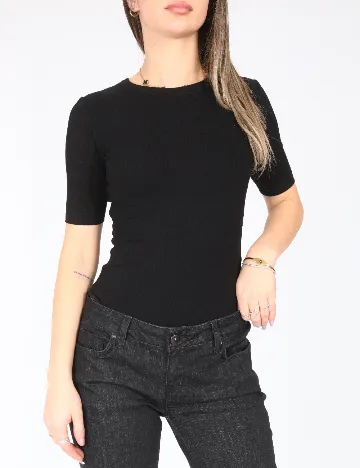 Body Bershka, negru Negru