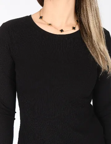 Bluza Bershka, negru Negru