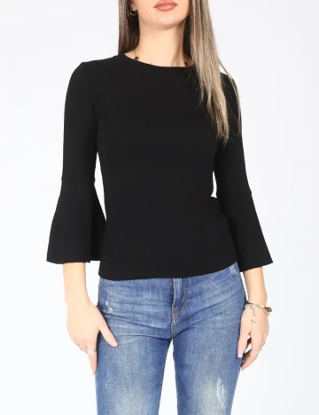 Bluza Bershka, negru Negru