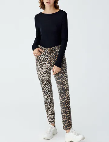 Blugi Pull&Bear, animal print Animal print