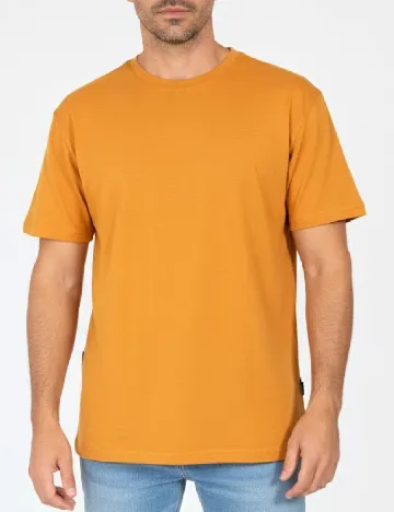 Tricou Pull&Bear, mustar Galben