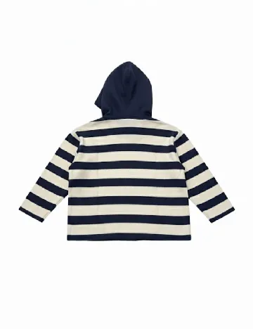 Hanorac Zara, alb/albastru Albastru