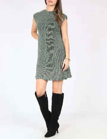 Rochie scurta Zara, verde Verde