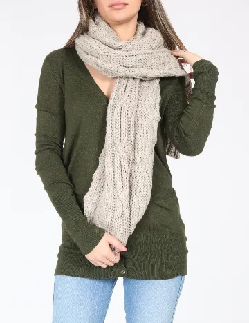 Fular Bershka, gri Gri