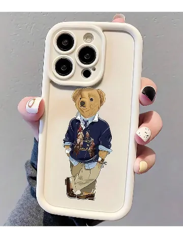 Husa Iphone 13 SHEIN, bej Crem