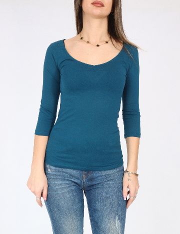 Bluza Bershka, albastru