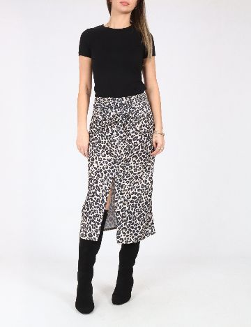 Fusta Pull&Bear, animal print