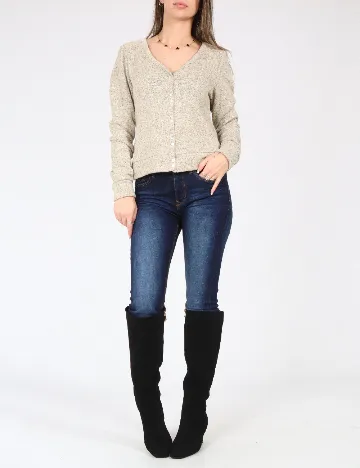 Cardigan Zara, bej Crem