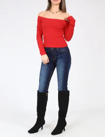 Top Pull&Bear, rosu Rosu