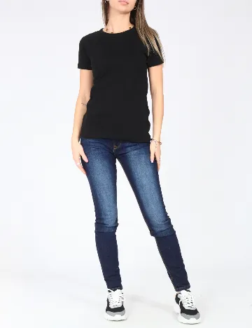 Tricou Pull&Bear, negru Negru