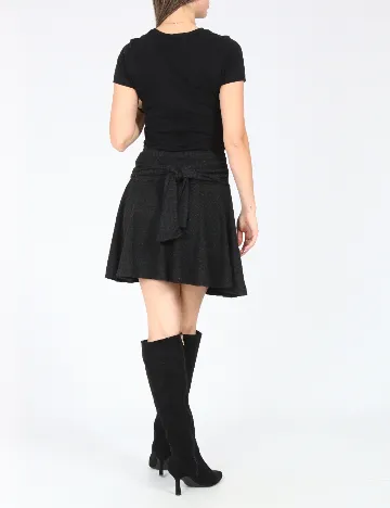 Fusta Zara, gri inchis Gri