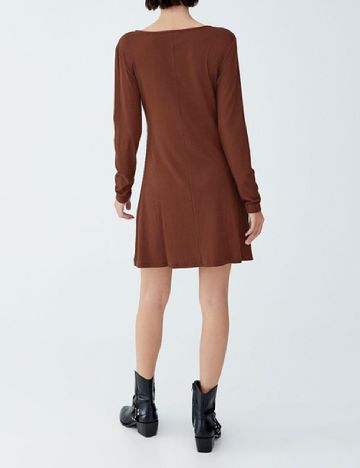 Rochie scurta Pull&Bear, maro