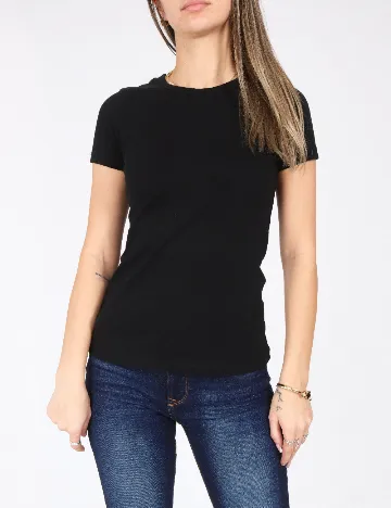 Tricou Pull&Bear, negru Negru