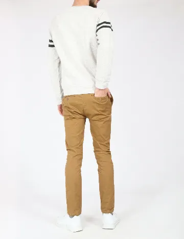 Pantaloni Pull&Bear, maro Maro