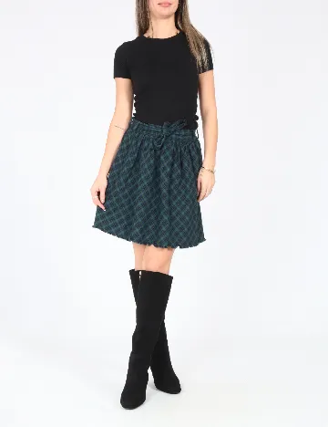 Fusta Zara, verde Verde