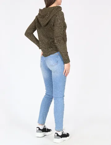 Blugi Bershka, albastru Albastru