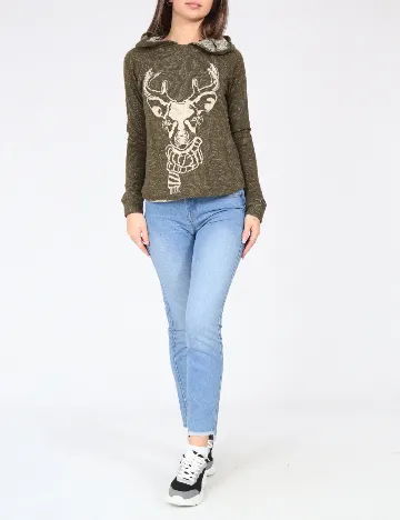 Blugi Bershka, albastru Albastru