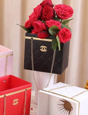 Cutie de depozitare  buchete de flori pentru petreceri 2 bucati SHEIN, roz