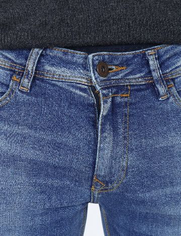 Blugi Bershka, albastru