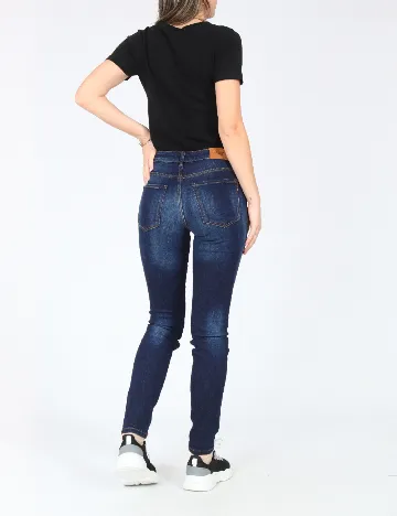 Blugi Bershka, bleumarin Albastru