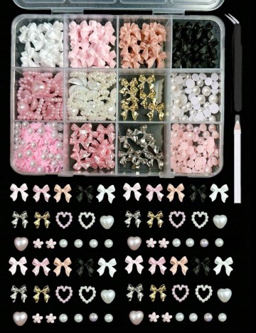 Accesorii pentru unghii SHEIN, mix culori