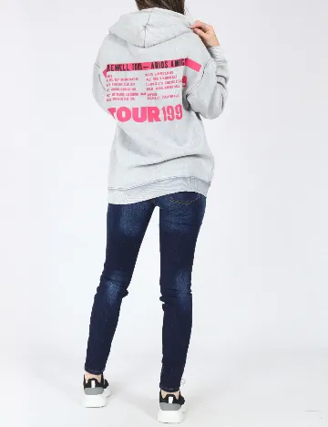 Hanorac Bershka, gri Gri