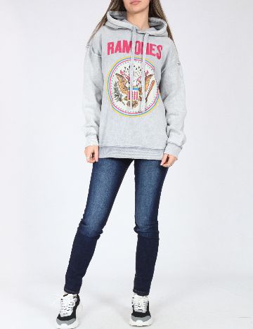 Hanorac Bershka, gri