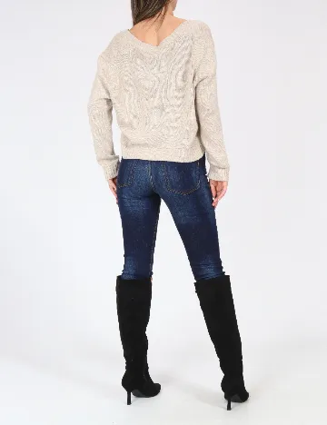 Cardigan Zara, bej Crem