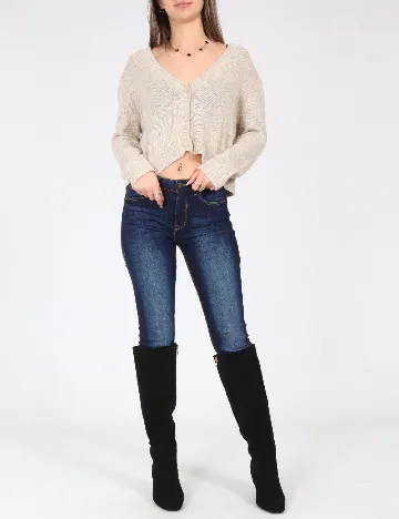 Cardigan Zara, bej Crem