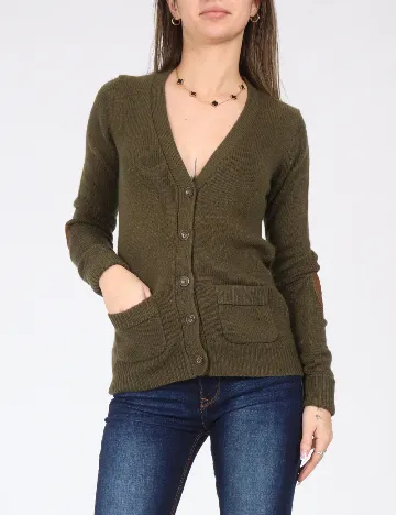 Cardigan Zara, verde Verde