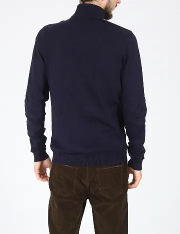 Bluza Bershka, bleumarin Albastru