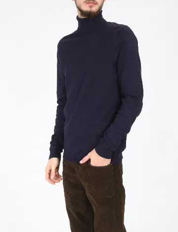 Bluza Bershka, bleumarin Albastru