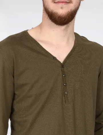 Bluza Bershka, verde Verde