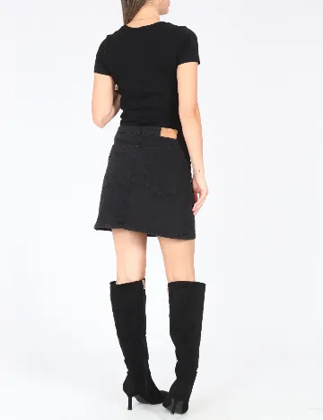 Fusta Zara, negru Negru