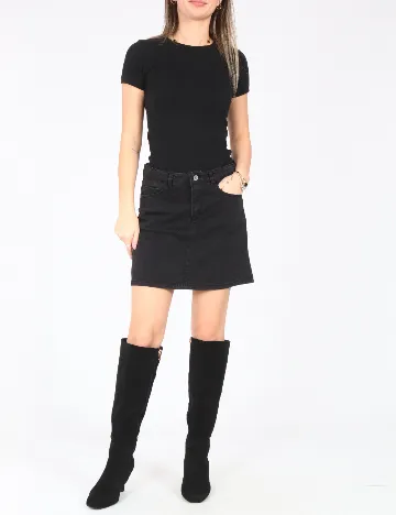 Fusta Zara, negru Negru