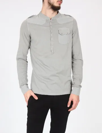 Bluza Bershka, gri Gri