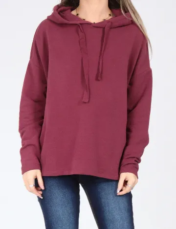 Hanorac Pull&Bear, roz pudra inchis Roz