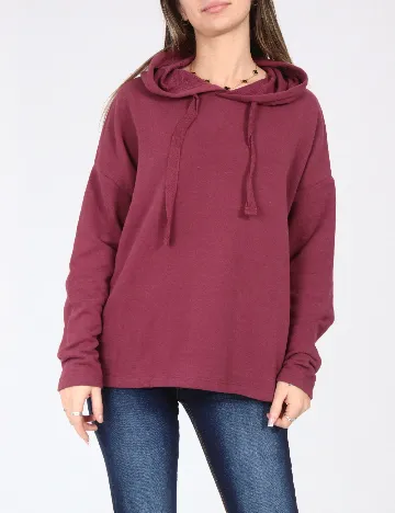 Hanorac Pull&Bear, roz pudra inchis Roz