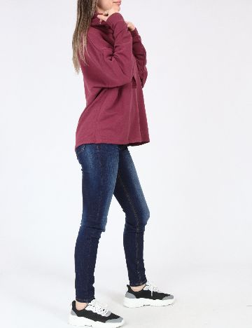 Hanorac Pull&Bear, roz pudra inchis